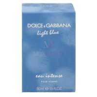 D&G Light Blue Eau Intense Pour Homme Eau de Parfum 50ml