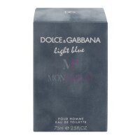 D&G Light Blue Pour Homme Eau de Toilette 75ml