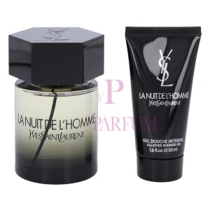 Yves Saint Laurent La Nuit De LHomme Set Eau De Toilette 100ml + Shower Gel 50ml