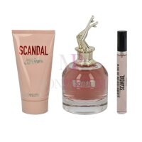 Jean Paul Gaultier Scandal X-Mas - Eau de Parfum Spray 80ml / Body Lotion 75ml / Eau de Parfum Spray 10ml