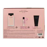 Narciso Rodriguez Musc Noir For Her Geschenkset Eau de Parfum 100ml/Eau de Parfum 10ml/Body Lotion 50ml - Xmas