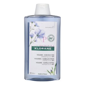 Klorane Volume Shampoo With Organic Flax 400ml