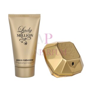 Paco Rabanne Lady Million Geschenkset Eau de Parfum 50ml/Body Lotion 75ml