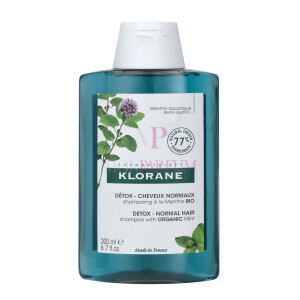 Klorane Detox Shampoo With Organic Mint 200ml