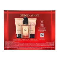 Armani Si Geschenkset Eau de Parfum 50ml/Shower Gel 50ml/Body Lotion 50ml
