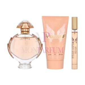 Paco Rabanne Olympea Geschenkset Eau de Parfum 50ml/Travel Spray 10ml/Body Lotion 75ml