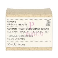 Evolve Cotton Fresh Deodorant Cream 30ml