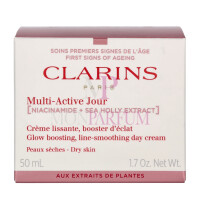 Clarins Multi-Active Jour Day Cream Dry Skin with Niacinamide + Sea Holly Extract 50ml