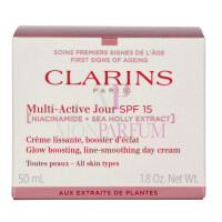 Clarins Multi-Active Jour SPF15 Day All Skin Types [Niacinamide + Sea Holly Extract] 50ml