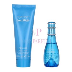 Davidoff Cool Water Woman Geschenkset Eau de Toilette 30ml/Body Lotion 75ml