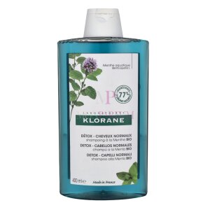 Klorane Detox Shampoo With Organic Mint 400ml