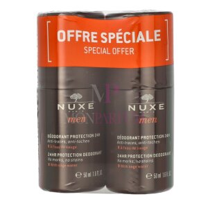 Nuxe Men 24HR Protection Deo Roll-On Duo Set 100ml