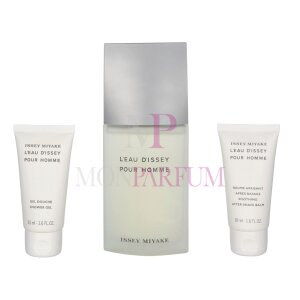 Issey Miyake LEau DIssey Pour Homme Geschenkset Eau de Toilette 125ml/Shower Gel 50ml/After Shave Balm 50ml