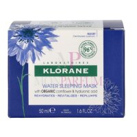 Klorane Water Sleeping Mask - Cornflower & Hyaluronic Acid 50ml