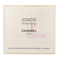 Chanel Coco Mademoiselle Geschenkset Eau de Parfum 50ml/Le Vernis #111 Ballerina 13ml/Rouge Coco Baume Dreamy White 3g/Pouch