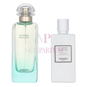 Hermes Un Jardin Sur Le Nil Geschenkset Eau de Toilette 100ml/Body Lotion 80ml