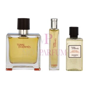 Hermes Terre DHermes Geschenkset Eau de Parfum 75ml/Eau de Parfum 15ml/Shower Gel 40ml
