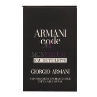 Armani Code Pour Homme Eau de Toilette Refillable 30ml