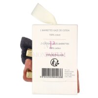 Bachca Paris Gauze Bow Hair Clip Set 2Stück