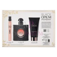 YSL Black Opium Geschenkset Eau de Parfum 50ml/Body Lotion 50ml/Eau de Parfum 10ml