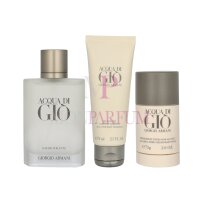 Armani Acqua Di Gio Pour Homme Geschenkset Eau de Toilette 100ml/Body Shampoo 75ml/Deo Stick 75gr