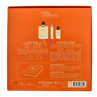Hermes Terre DHermes Geschenkset Eau de Toilette 100ml/Eau de Toilette 15ml/Shower Gel 40ml
