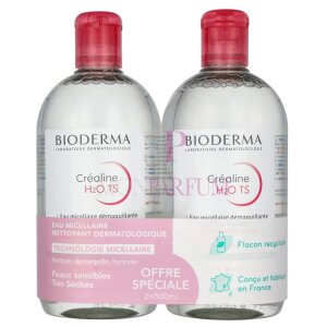 Bioderma Crealine Ts H2O Solution Micellaire Duo Pack 1000ml