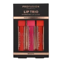 Profusion Cosmetics Lip Gloss Trio Set 15ml