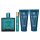 Versace Eros Pour Homme Geschenkset Eau de Parfum 100ml/ After Shave Balm 75ml/Bath & Shower Gel 75ml/Travel Spray 10ml