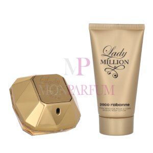 Paco Rabanne Lady Million Geschenkset Eau de Parfum 50ml/Body Lotion 75ml