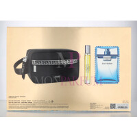 Versace Man Eau Fraiche Geschenkset Eau de Toilette 100ml/Eau de Toilette 10ml/Toiletbag