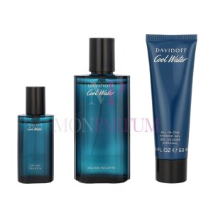 Davidoff Cool Water Man Geschenkset Eau de Toilette 75ml/Shower Gel 50ml/Eau de Toilette 15ml