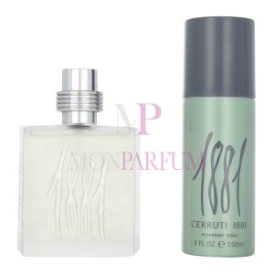 Cerruti 1881 Pour Homme Geschenkset Eau de Toilette 100ml/Deo Spray 150ml