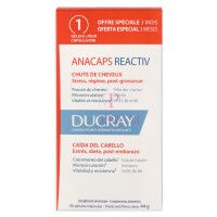 Ducray Anacaps Reactiv Food Supplement 90Stück
