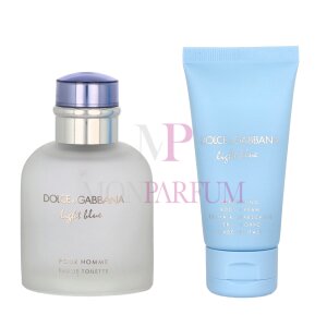 Dolce & Gabbana Light Blue Pour Homme Geschenkset Eau de Toilette 75ml/Body Cream Donna 50ml
