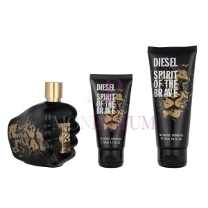Diesel Spirit Of The Brave Pour Homme Geschenkset Eau de Toilette 125ml/Shower Gel 100ml/Shower Gel 50ml