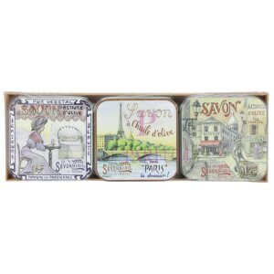 La Savonnerie De Nyons Soap Bar Set 3 Pcs - Paris 300g