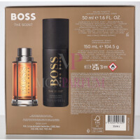 Hugo Boss The Scent Geschenkset Eau de Toilette 50ml/Deo Spray 150ml