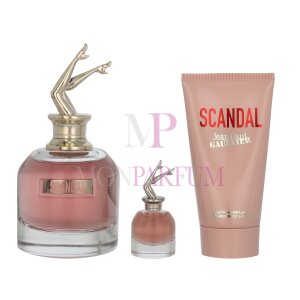Jean Paul Gaultier Scandal Geschenkset Eau de Parfum 80 ml/Body Lotion 75 ml/Edp Mini 6 ml