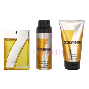 Cristiano Ronaldo CR7 Discover Geschenkset Eau de Toilette 100ml/Shower Gel 150ml/Body Spray 150ml