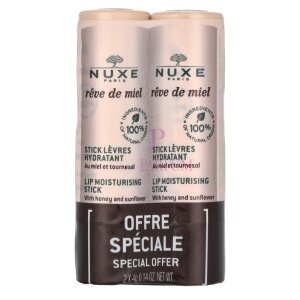 Nuxe Reve De Miel Lip Moisturizing Stick Duo Set 8g