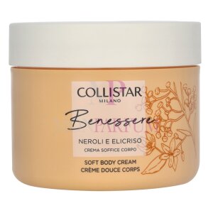 Collistar Benessere Neroli And Helichrysum Soft Body Cream 200ml
