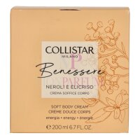 Collistar Benessere Neroli And Helichrysum Soft Body Cream 200ml