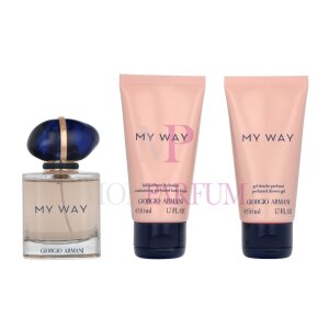 Armani My Way Geschenkset Eau de Parfum 50ml/Body Lotion 50ml/Shower Gel 50ml