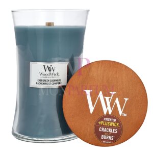 Woodwick Evergreen Cashmere Large Hourglass Candle 1Stück