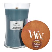 Woodwick Evergreen Cashmere Large Hourglass Candle...