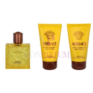 Versace Eros Energy Geschenkset Eau de Parfum 50ml/Bath & Shower Gel 50ml/Aftershave Balm 50ml