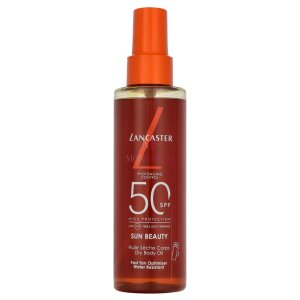 Lancaster Sun Beauty Fast Tan Optimizer Satin Dry Oil High Protection SPF50 150ml