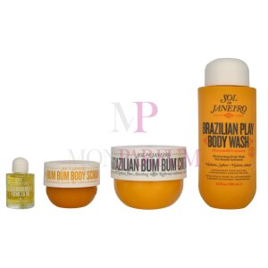 Sol De Janeiro Rio Shower Ritual Geschenkset Body Cream 240ml/Body Scrub 75g/Shower Gel 385ml/Body Oil 12ml