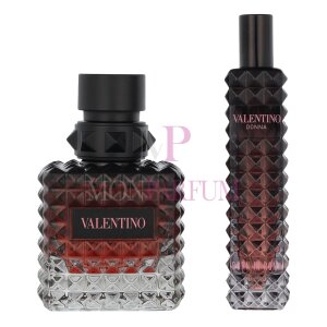 Valentino Donna Born In Roma Geschenkset Edp Intense Spray 50ml/Edp Intense Spray 15ml